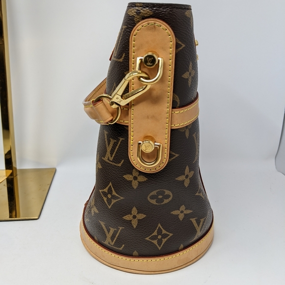 LOUIS VUITTON Monogram Canvas Duffle Bucket Bag - Picture 11 of 13
